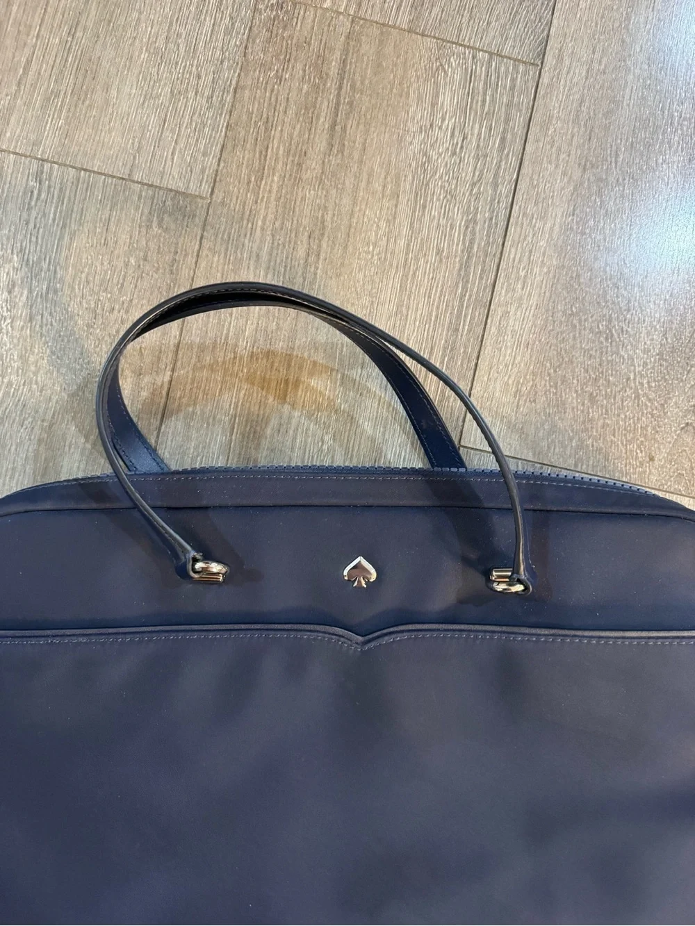 Kate Spade Navy Nylon Laptop Tote